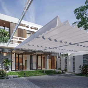 Mái Xếp Tự Động TEDO – Linh Hoạt Cho Mọi Không Gian Ngoài Trời